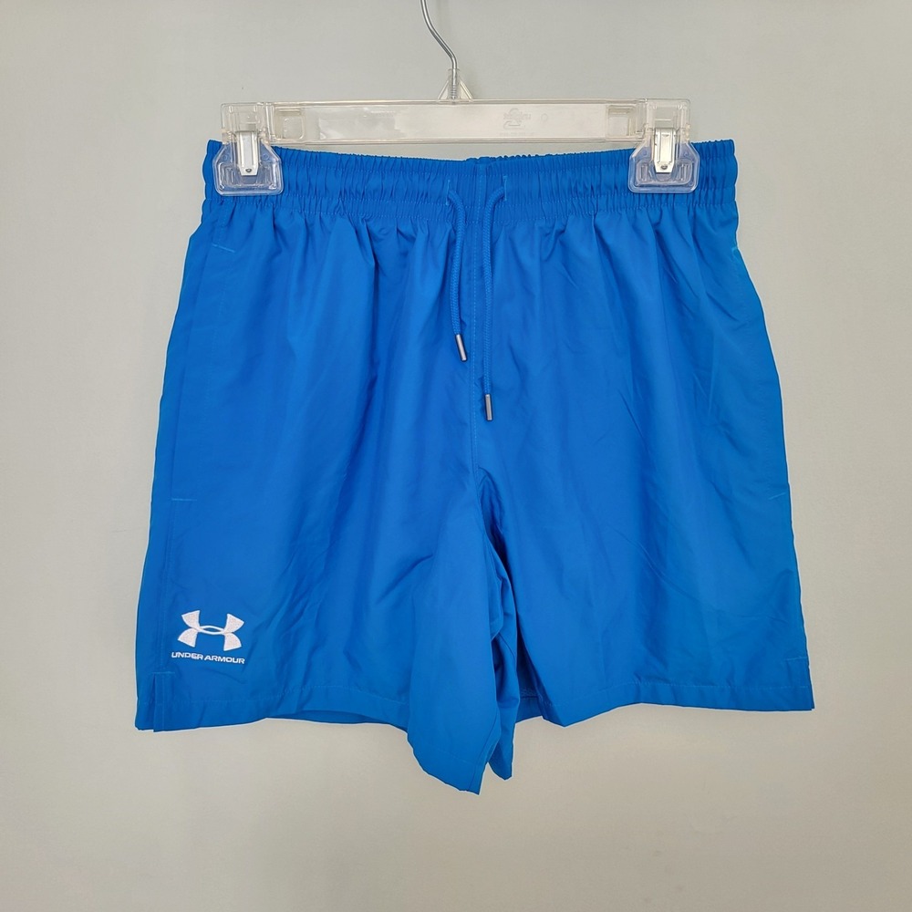 Men Small Under Armour 5.5" Volley Shorts Blue‎ Athletic
